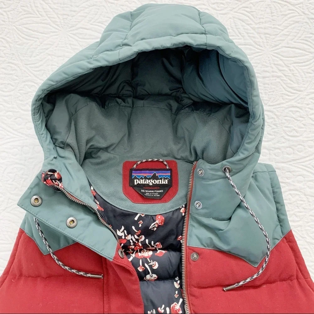 RARE🍄 Patagonia Women's‎ Bivy Hooded Down Vest